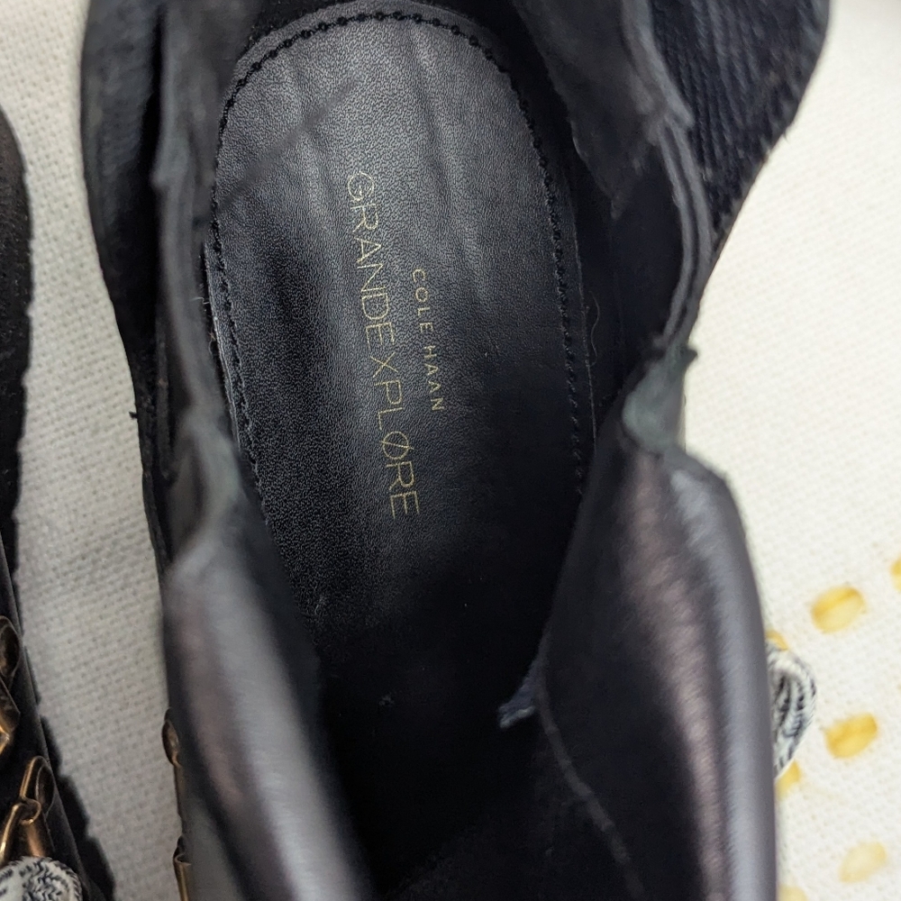 Lightly Used- Cole Haan ZeroGrand Wedge Bootie Leather! size 8.5 - Picture 6 of 7